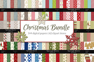 Christmas Bundle - Papers Clipart