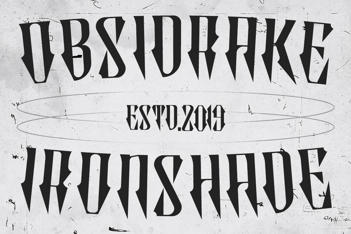 Mathuska – Experimental Gothic Font, a Blackletter Font by decographstud (Photo 3 of 7)