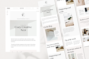 Flodesk Email Newsletter Template, an Email Template by Tabitha Emma (Thumbnail 3 of 7)