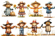 Scarecrow Clipart Autumn Fall, an Illustration by Designworld (Thumbnail 2 of 5)