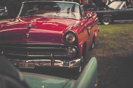 Classic Black Car Stock Photograph preview 6