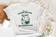 Bad Brain PNG, Retro Mental Health, an Illustration by SharpMarketplace (Thumbnail 5 of 9)