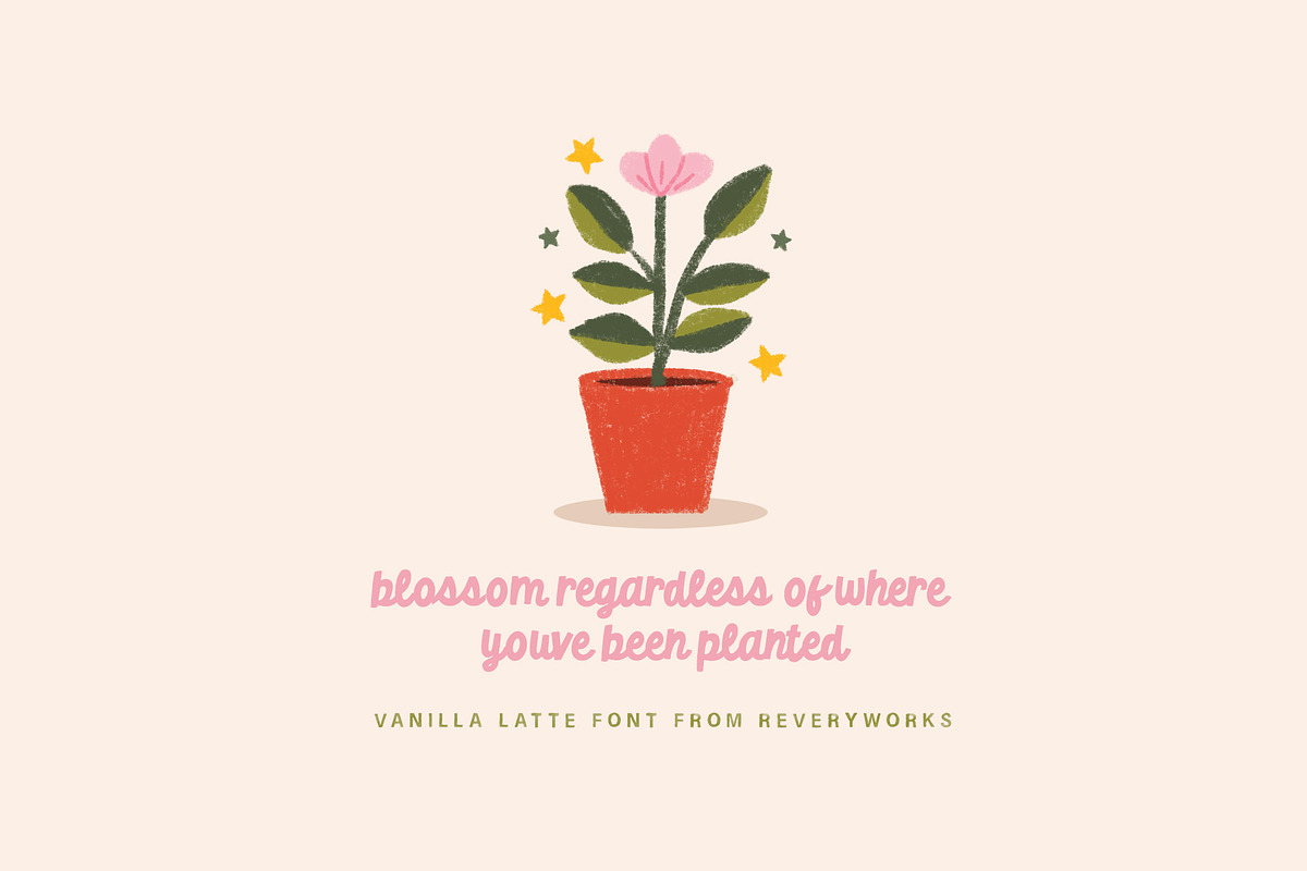 Vanilla Latte Script, a Font by ReveryWorks (Photo 3 of 13)