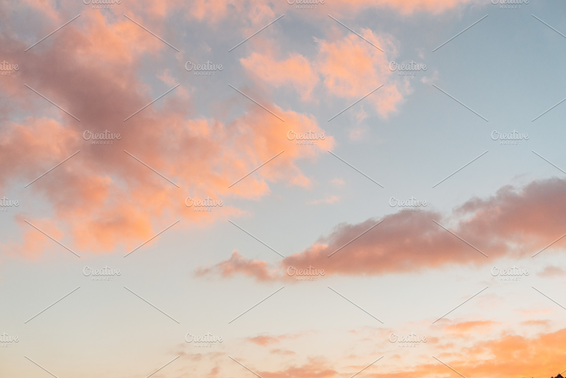 Sunset sky full of clouds, a Nature Photo by rubenchase