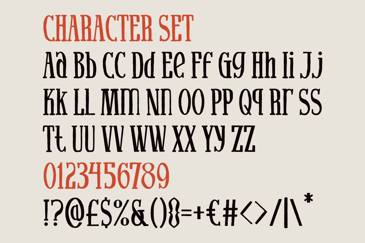 Elmonta Rustic Classic Serif Font, a Serif Font by PutraCetol Studio (Photo 5 of 5)