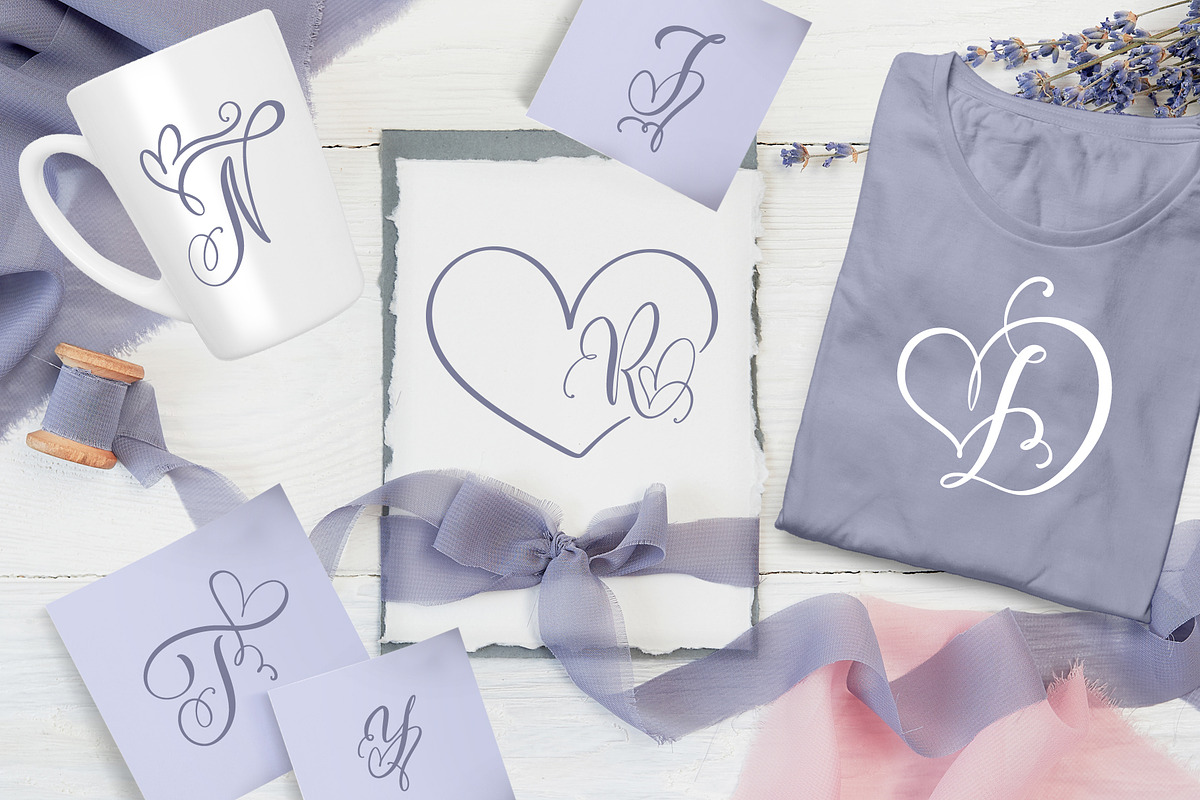 Initial Valentine Font preview 5
