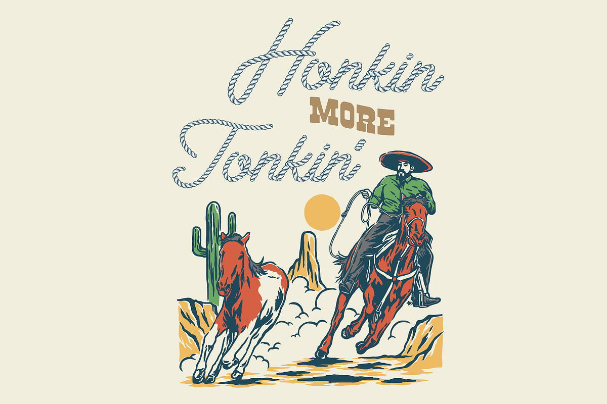Boot Scootin' Western Font Duo, a Script Font by Loudoun Design Co. (Photo 10 of 10)