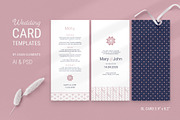 Navy & Pink Wedding Stationery, a Stationery Template by AsianElements (Thumbnail 6 of 11)