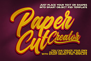 Double Paper Cut Effect & Lettering, a Graphic by TVartworks (Thumbnail 3 of 13)