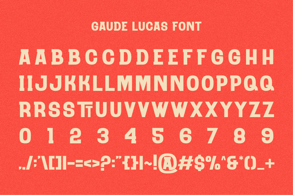 Gaude Lucas - Vintage Font, a Handwritten Font by Viswal Studio (Photo 6 of 8)
