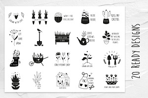 Gardening & Floral Logos Collection