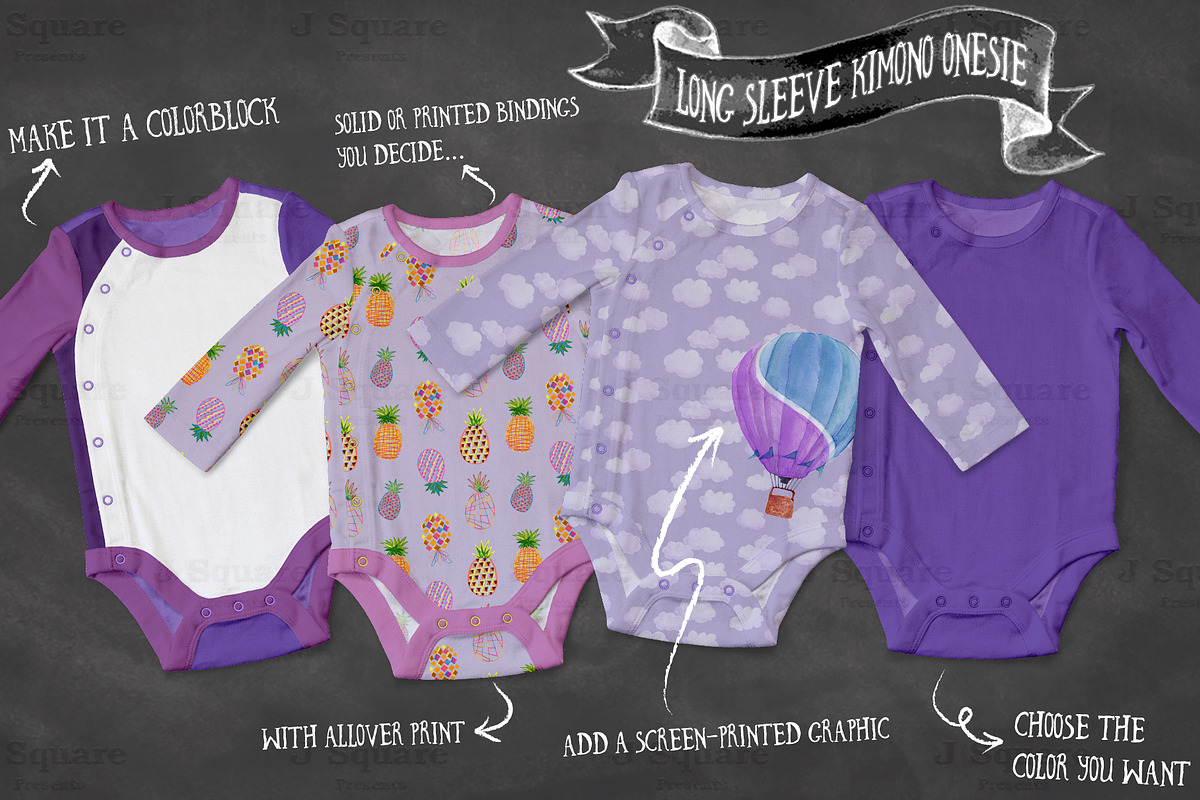 Baby Onesie Mock Ups UPDATE, an Apparel Mockup by JSquarePresents (Photo 6 of 13)
