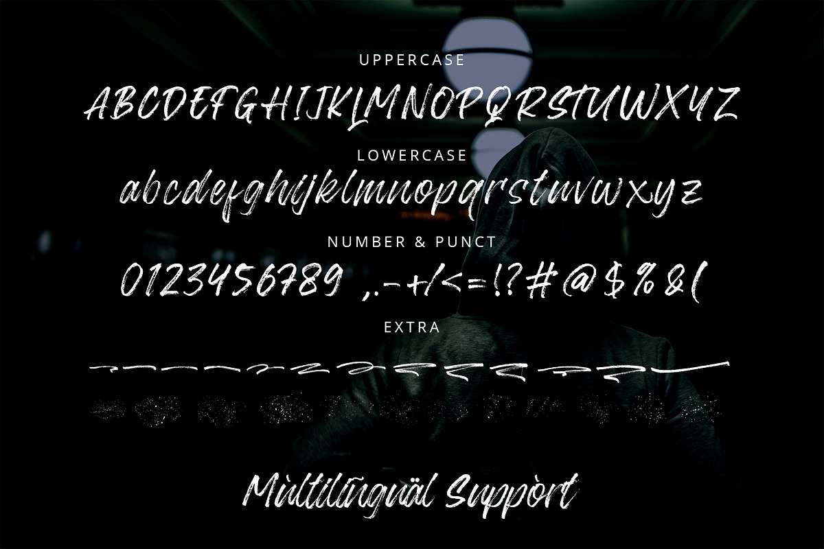 Blackway - Handbrush Font preview 5