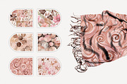 Boho Patterns. Pink and brown, a Pattern Graphic by L- design studio (Thumbnail 2 of 7)
