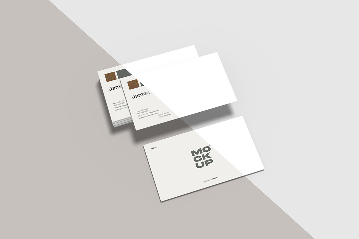 Business Card Mockups, a Print Template by Alhaytar (Photo 2 of 3)