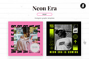 Neon era social media graphic, a Social Media Template by Chanut is industries (Thumbnail 2 of 11)