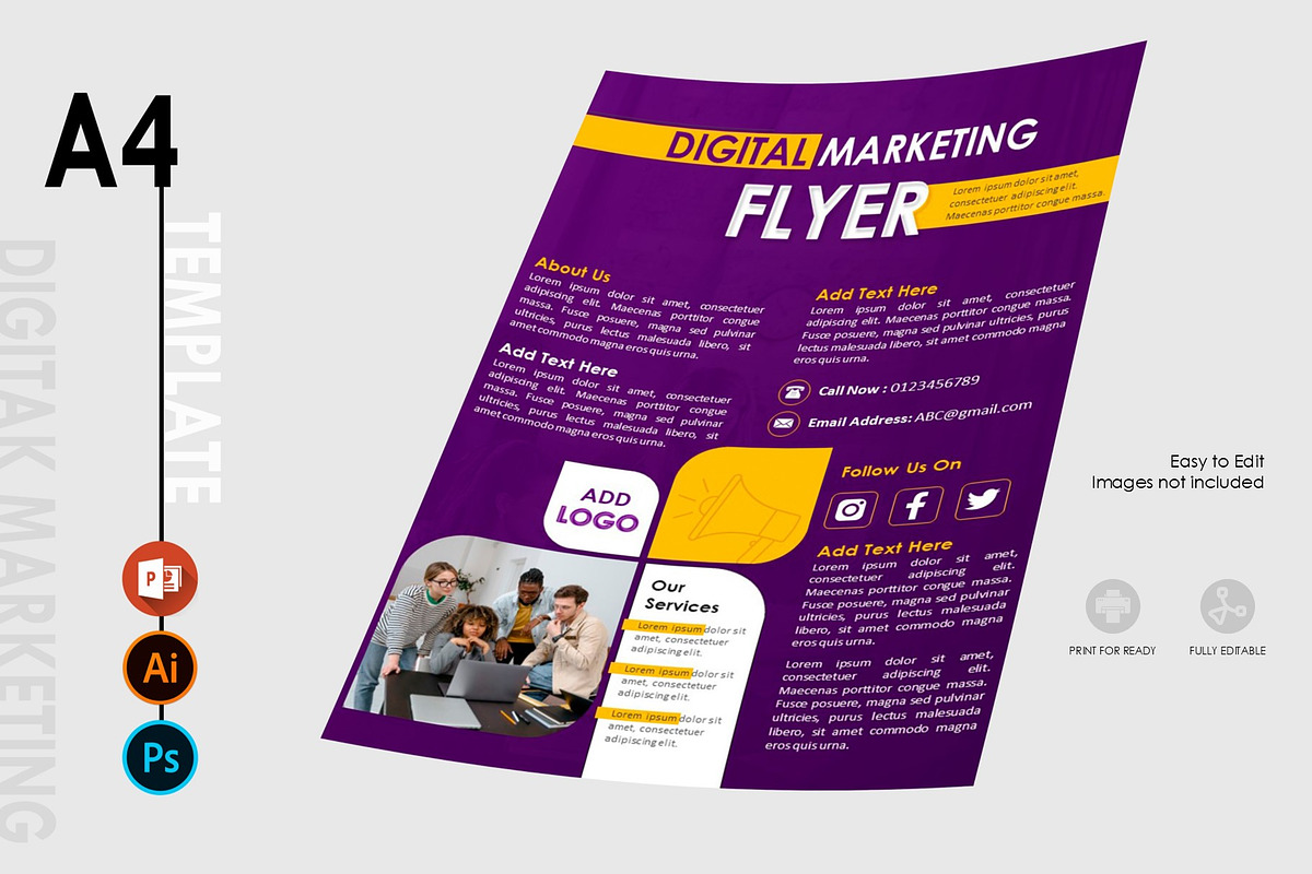 Professional Business Flyers, a Flyer Template by AnjuRajput (Photo 3 of 4)