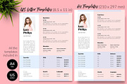 Modern CV Bundle / Resume - Lucy, a Resume Template by Templates Design Co. (Thumbnail 8 of 17)