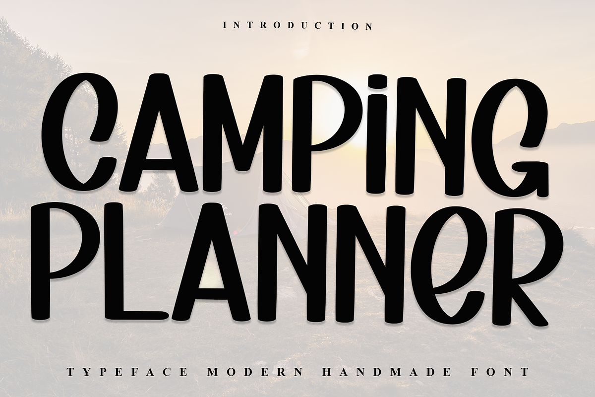 Camping Planner, a Sans Serif Font by FreshTypeINK (Photo 1 of 7)