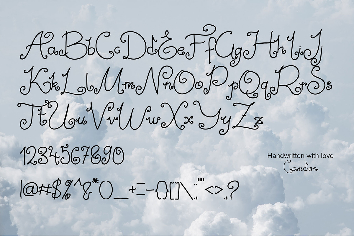 Elizabeth, a Script Font by Canden Meutuah (Photo 6 of 7)