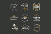 Vintage Logos Template Bundle V3, a Branding & Logo Template by SoubArt (Thumbnail 2 of 7)