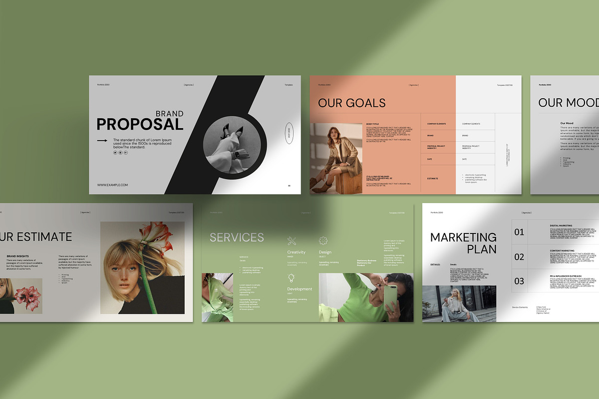 Brand Proposal Presentation Template, a Presentation Template by Alvi-Studio (Photo 7 of 8)