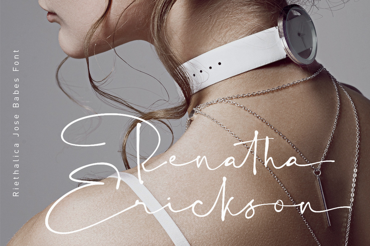 Rithalica Jope Babes, a Handwritten Font by akrtype (Photo 4 of 8)