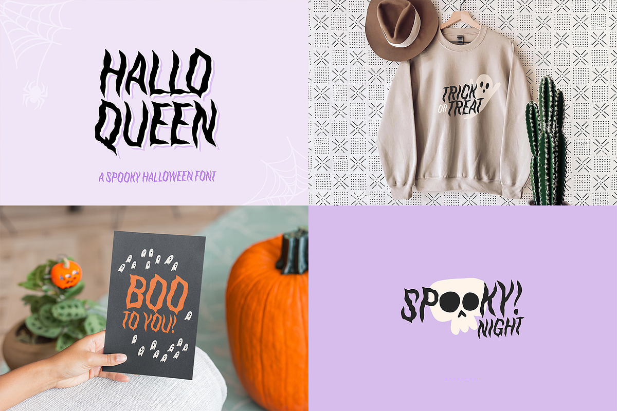 Halloween fonts bundle, a Handwritten Font by supfonts (Photo 5 of 12)