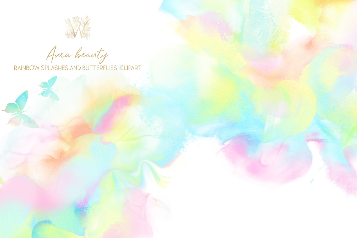 Aura Beauty, Abstract Rainbow, a Texture Graphic by WonderWonder (Photo 3 of 10)