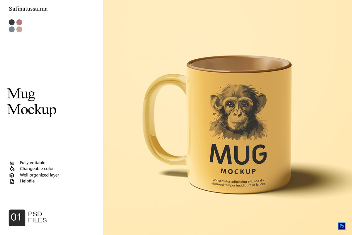 Mug Mockup, a Product Mockup by Sweetdady (Photo 1 of 4)