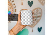 Boho Mug Mockup with Mandala Decor, a Product Mockup by MockupWizard (Thumbnail 3 of 5)