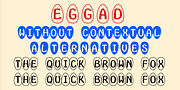 Eggad, a Font by Ingrimayne Type (Thumbnail 6 of 6)