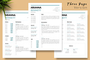 Simple Resume Bundle - Arianna, a Resume Template by Templates Design Co. (Thumbnail 4 of 17)