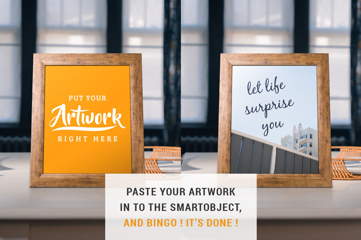 Portrait+Landscape Frame Mockup, a Product Mockup by MockUpgrade (Photo 3 of 4)