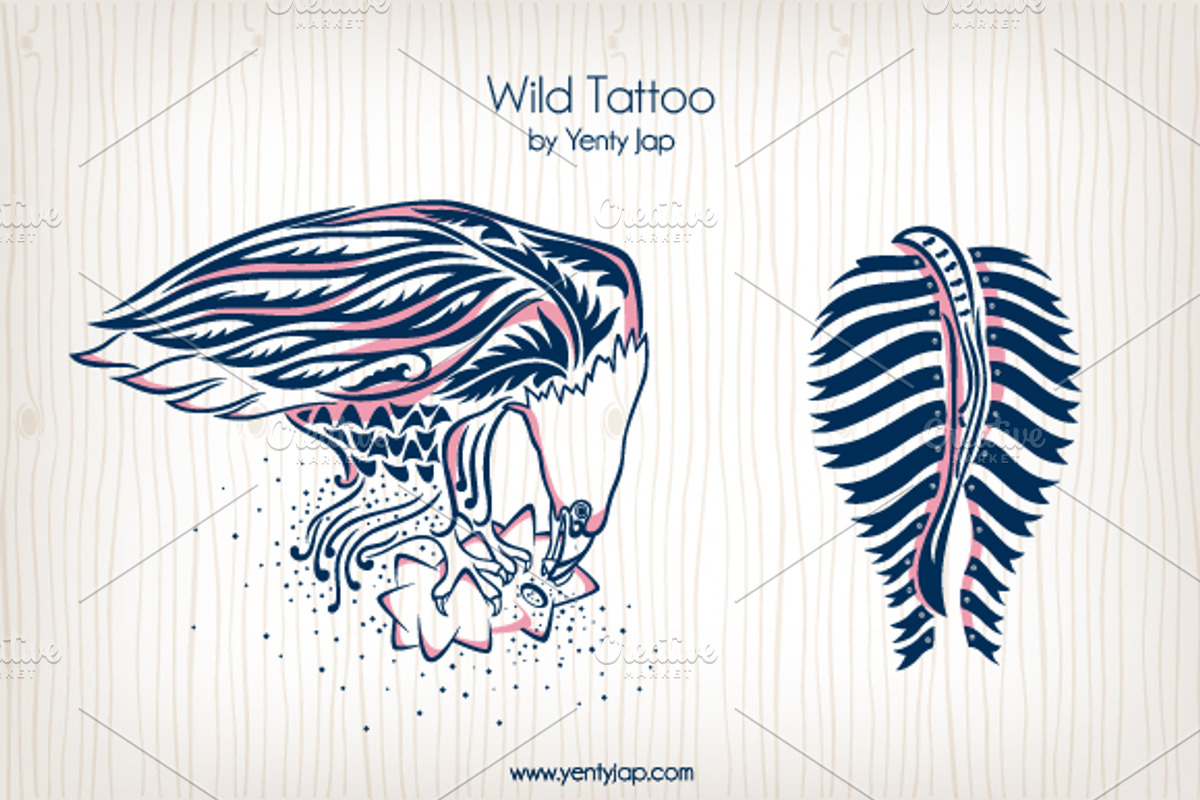 Wild Animal Tattoo, an Animal Illustration by YENTY JAP CO (Photo 4 of 4)