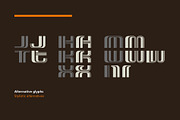 Genie - Op art font, a Font by SelfBuild Type (Thumbnail 5 of 19)