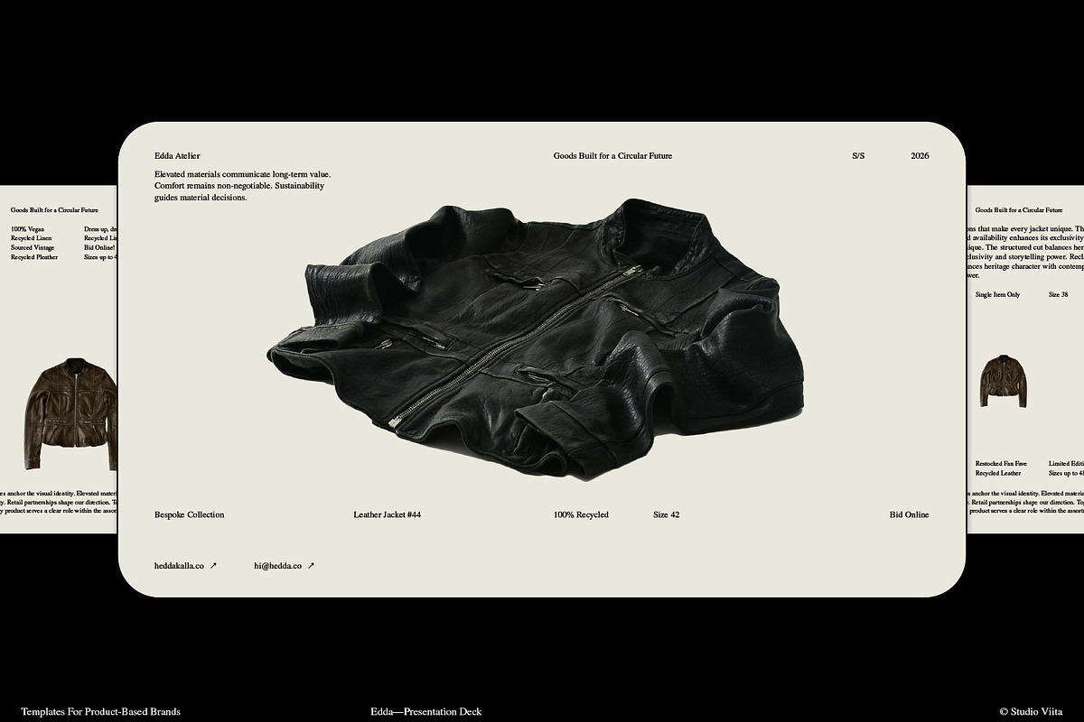 Brand Presentation Deck Template, a Presentation Template by Studio Viita (Photo 5 of 10)