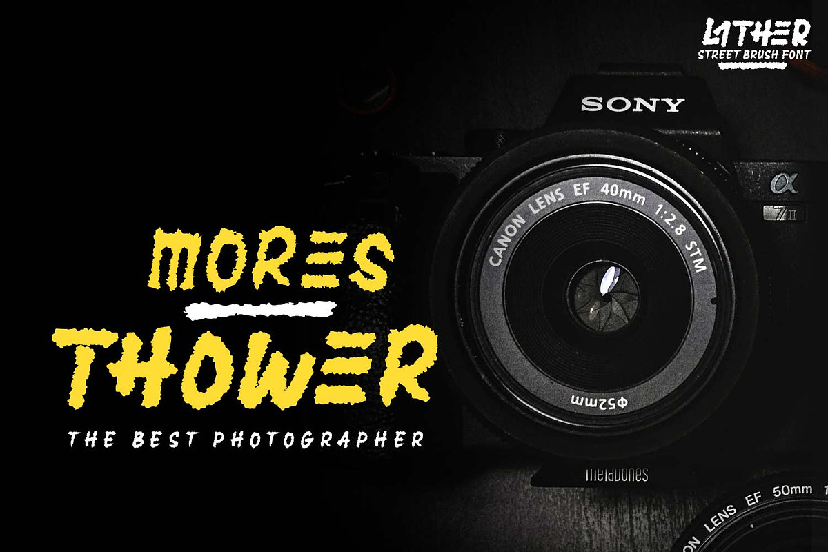Lather – Street Brush Font, a Handwritten Font by kangfont Studio (Photo 5 of 11)