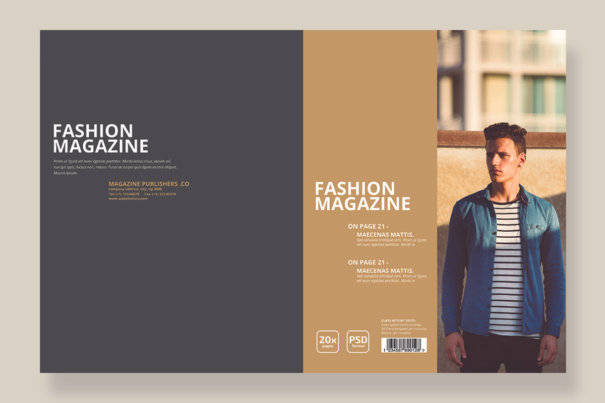 Magazine Template 04, a Magazine Template by pmvch (Photo 9 of 12)