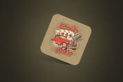 Clean Square Coaster Shadow Mockups, a Packaging Mockup by SmartDesigns (Thumbnail 8 of 10)