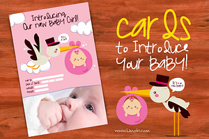 Cards to announcement your baby
