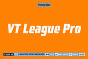 VT League Pro, a Sans Serif Font by VarsityType® (Thumbnail 1 of 6)