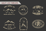 Drifter Font & Buildable Logo-Kit, a Sans Serif Font by The Forge Type Co (Thumbnail 3 of 7)
