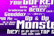 Gongster - Modern Gaming Font, a Script Font by ivan_artnivora (Thumbnail 3 of 4)