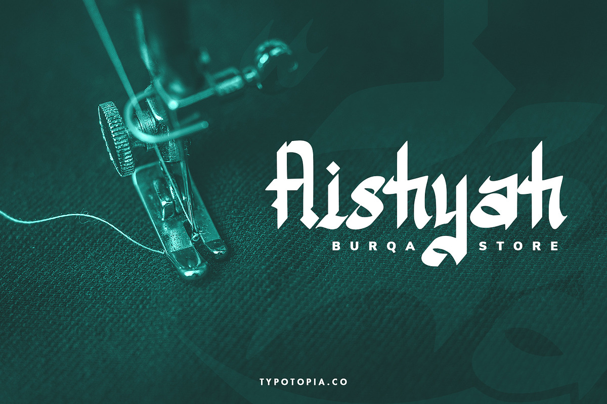 Assyam - Arabic Themed Typeface preview 5