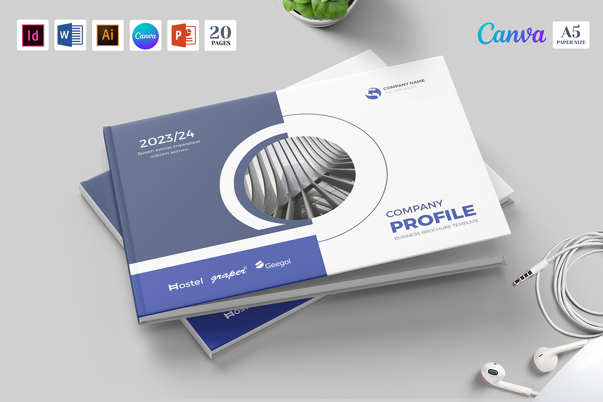 A5 Brochure, Canva | PPT | Docx | Ai, a Brochure Template by Template Zone (Photo 1 of 12)
