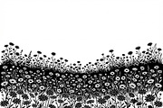 60 Daisy Flower Field Silhouette, a Seasonal Illustration by Amazin_art (Thumbnail 5 of 22)