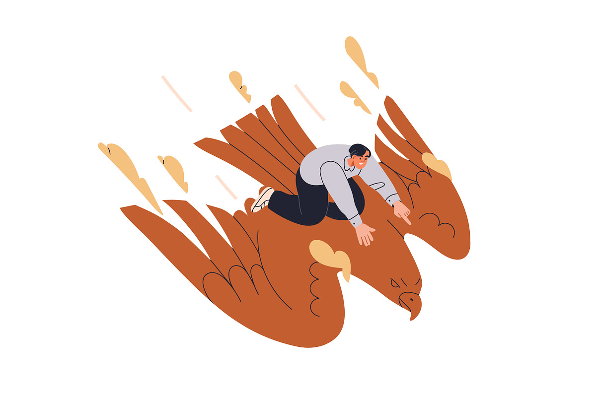 Active people in motion concept set, a Person Illustration by Good Studio (Photo 6 of 17)