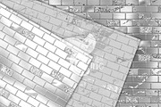 Silver Brick Walls Digital Paper, a Texture Graphic by Digital Curio (Thumbnail 6 of 7)