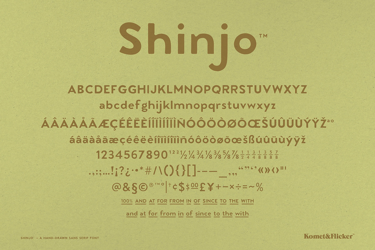 The Hand-drawn Three Font Bundle, a Font by Komet & Flicker (Photo 13 of 13)
